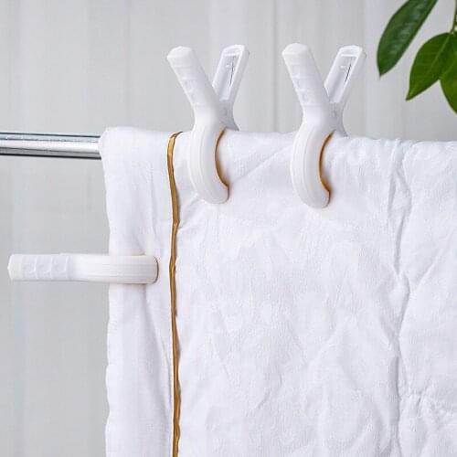 3pcs Clips Windproof Pegs Large Clamp For Clothes Beach Towel Home Drying Racks J2Y