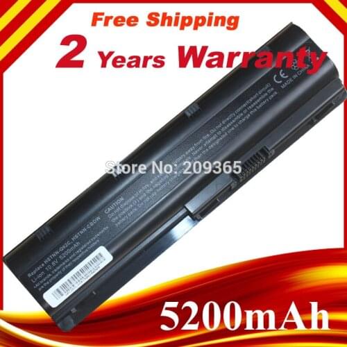 5200mAh DM4 Laptop battery for HP 586007 593553 593554 593562 HSTNN-UB0W WD548AA CQ32 cq43 cq56 CQ42 Free shipping