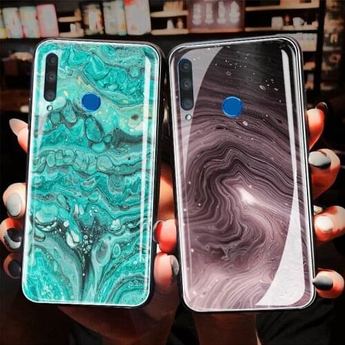 Custom Tempered Glass Phone Cases For Huawei Honor 10 10i 20i 20S 20 Lite Pro Nova 5T 3i Psmart P smart Plus Cover Case Coque