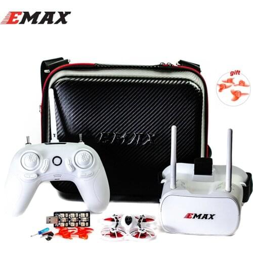 Emax Tinyhawk 75mm F4 Magnum Mini 5.8G Indoor FPV Racing Drone With Camera RC Drone 2~3S RTF Version with 2 pair props for gift