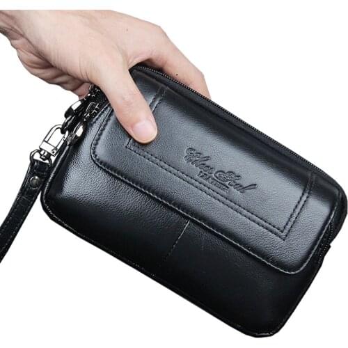 HAOSHUAI Men's Clutches