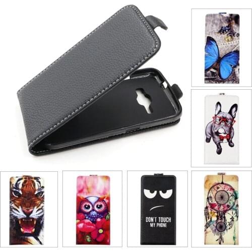 Flip Leather case For Samsung Galaxy J1 2016 J120 J 120 J120f Back cover Fashion Cartoon Painting Phone Cover J1 2015 J100