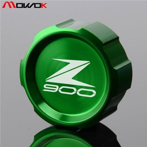 Motorcycle High Quality Green Rear Fluid Reservoir Cap Cover For Kawasaki Z900 2017 2018 z900