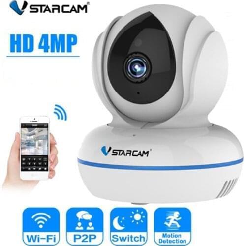 Vstarcam C22 4MP 1440P Wireless PTZ IP Dome Camera IR Night Vision Motion Detection Home Security Intercom Baby Monitor