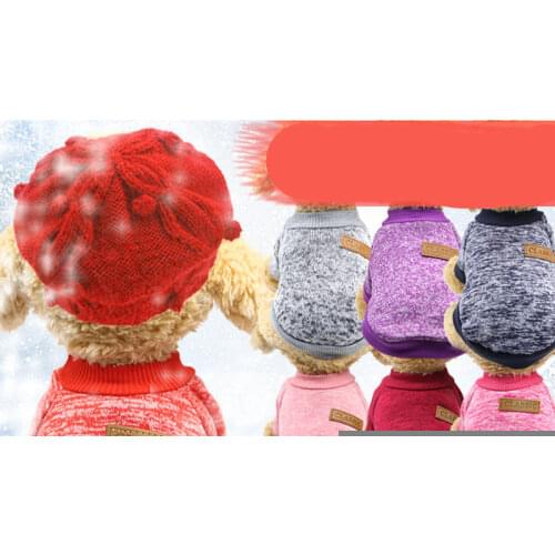 Hot Sale Dog Clothes for Small Dogs Soft Pet Dog Cat Sweater Clothing for Dog Summer Chihuahua Clothes Classic Pet Outfit Ropa