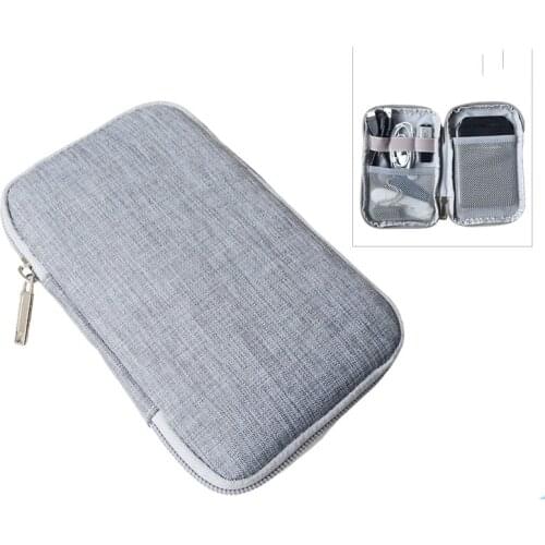 Multifunctional 3C Digital Storage Bag Mobile Phone Data Cable Storage Bag, Mobile Hard Disk Storage Bag Travel Accessory Bag