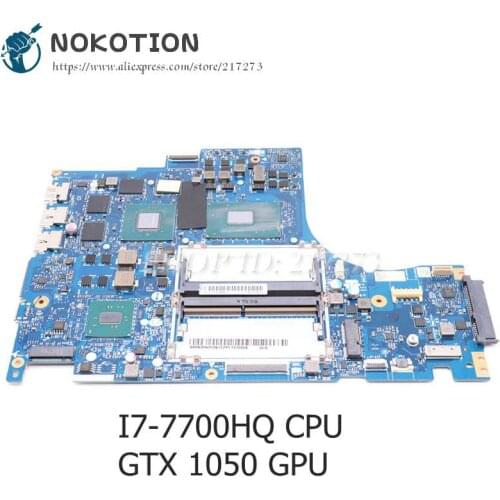 NOKOTION DY512 NM-B191 Main Board For Lenovo Y520 Laptop Motherboard 15.6 Inch I7-7700HQ CPU DDR4 GTX 1050 GDDR5