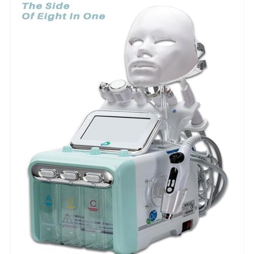 New 8 In 1 H2O2 Water Oxygen Jet Peel Hydra Beauty Skin Cleansing Hydra Dermabrasion Facial Machine Water Aqua Peeling