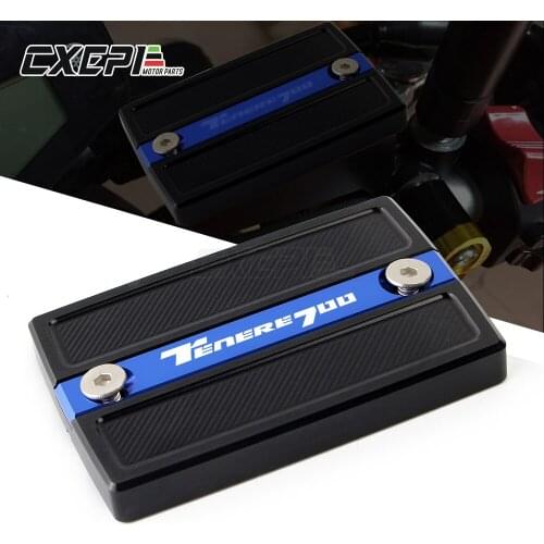 For Yamaha TENERE 700 2019 2020 Motorcycle CNC Master Cylinder Front Brake Fuel Reservoir Cover