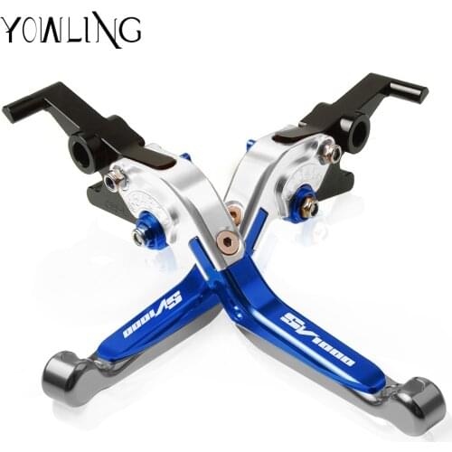 For SUZUKI SV1000 SV 1000 2003 2004 2005 2006 2007 SV1000 SV 1000 Motorcycle accessories Folding Extendable brake clutch levers