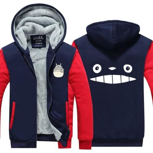 Men Women Anime My Neighbor Totoro Hoodie Coat Cosplay Costume Sweatshirts Jacket