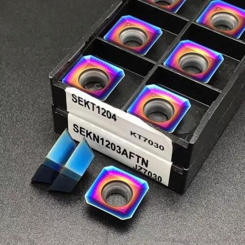 SEKT1204 milling insert carbide 100% original milling turning tool insert sekt 1204 CNC machining