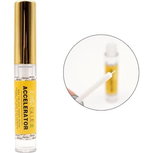 5ml 1 Second Fast Drying Eyelash Extension Accelerator Pre-treatment Glue Accelerator Duration 50% UP