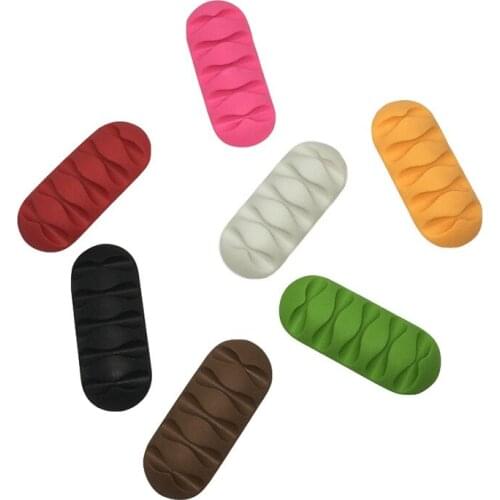 Cable Winder Earphone Cable Organizer Desktop Wire Storage Charger Cable Cord Holder Clips For Phone Charging USB Cable freeing