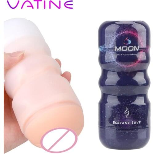 VATINE Vagin Anus Mouth 3D Realistic Male Masturbator Cup Silicone Vagina Pussy Toys Soft Male Masturbator Sex Toys