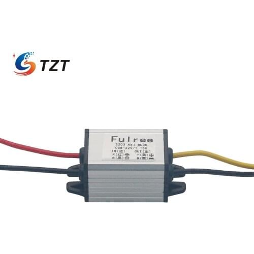 TZT Fulree DC-DC Step Down Voltage Regulator Power Adapter 8-22V to 1.5-15V Adjustable Buck Converter Module