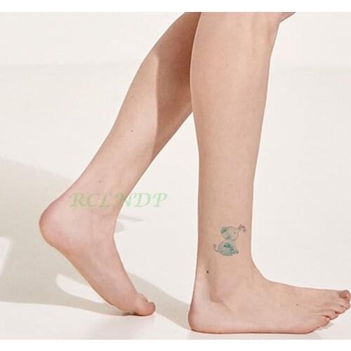 Waterproof Temporary Tattoo Sticker lovely elephant cartoon tatto stickers tatoo fake tattoos for kids child girl