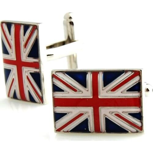 YH-1752 Novelty The Union Flag,Union Jack Cufflinks,UK Cufflinks - Factory Direct Selling