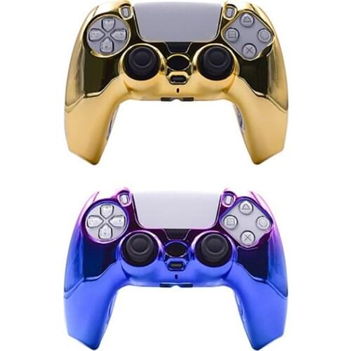 Handle Skin Cover Protection for PS5 Controller Plating Grip Protective Case for PS5 Controller Accessories
