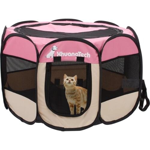 Car Trunk Portable Foldable Puppy Playpen Waterprofof Collapsible Portable Pet Tent For Cat Tent Teepe