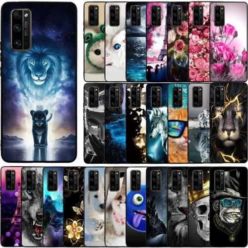 Phone Case For Huawei Honor 30 Pro Case Cartoon Animal Fashion Protective Cover Luxury TPU Slicone Cases Mobile Phone Shells