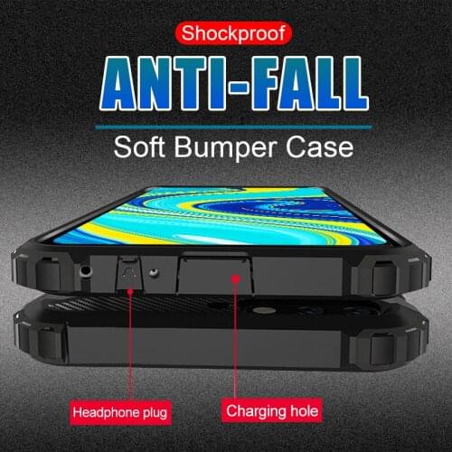 Luxury Armor Shockproof Case For Xiaomi Redmi 7A 8A Note 8 7 6 9 Pro Max 9S 8T Back Cover Redmi 5 PLus K30 Pro K20 Bumper Cases