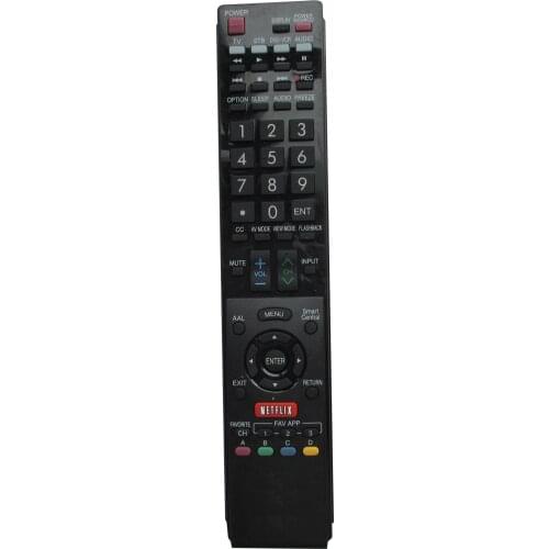 Remote Control For Sharp LC-60LE652E LC-40LE835U LC-46d62u LC-60LE832UB LC-52LE835U LC-60LE835U Samrt 3D AQUOS LED HDTV TV