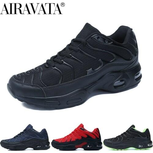 Newbeads Daddy Shoes Mens Running Sneakers Lace-Up Casual Air Cushion Winter Sports Thick Bottom Mesh Shoes Plus Size 39-47