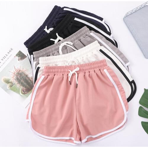 Summer Running Shorts Biker Shorts Women Girls Show off Long legs Gym Loose Sport Shorts Breathable Yoga Shorts Quick Dry