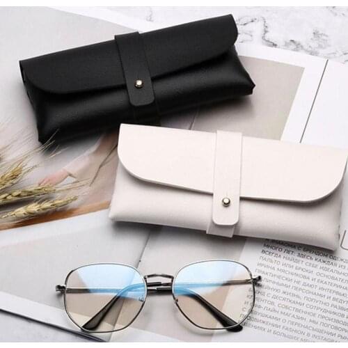 Fashion Glasses Case Women Leather Soft Glasses Bag Portable Sunglasses Box Bag Accessories Eyeglasses Case Sunglasses Box