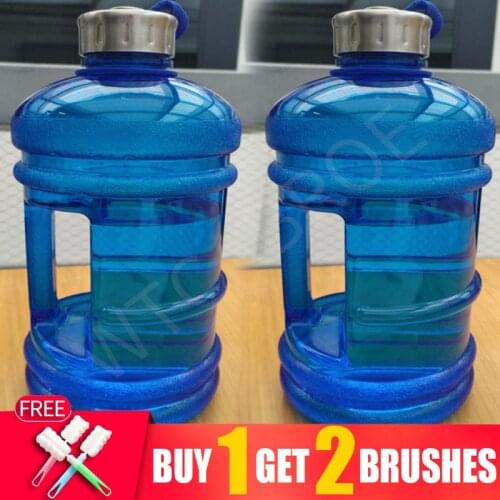 My 2.2L Bpa Free Shaker Protein Plastic Sports Gourd Water Bottles Gym Fitness Large Capcity 1/2 Gallon Drink Drinking Bottle