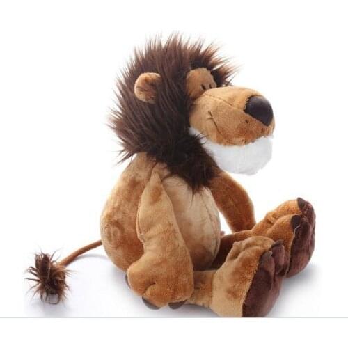 Stuffed animal plush 65cm jungle lion plush toy w769