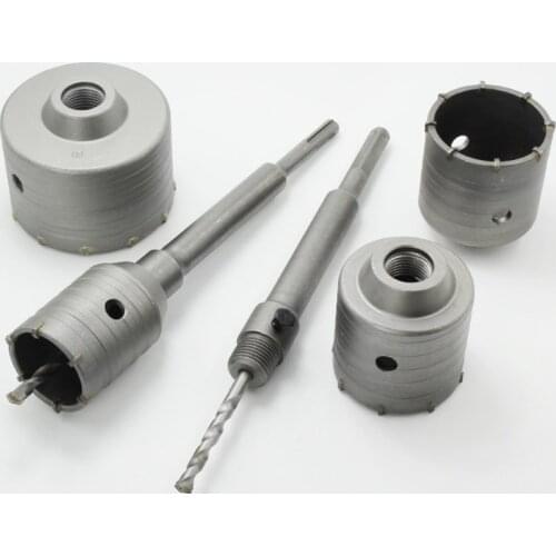 30mm - 160mm Concrete Cement Wall Hole Saw Cutter Drill Bit 110mm-530mm Round or square Connecting rod Concrete hole opener