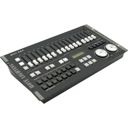 Professional Max 384 DMX Controller Stage effects lighting DMX console projector Master console for XLR-3 led par beam DJ lights