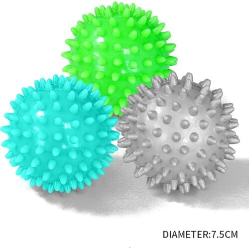 PVC Fitness Massage Ball Spiky Trigger Point Sport Fitness Yoga Exercise Body Muscle Relax Ball for Hand Foot Pain Stress Relief