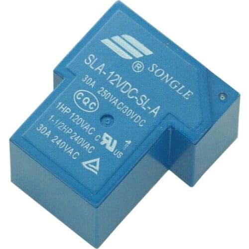 SLA-12VDC-SL-A 12V DC SONGLE Power Relay PCB Type