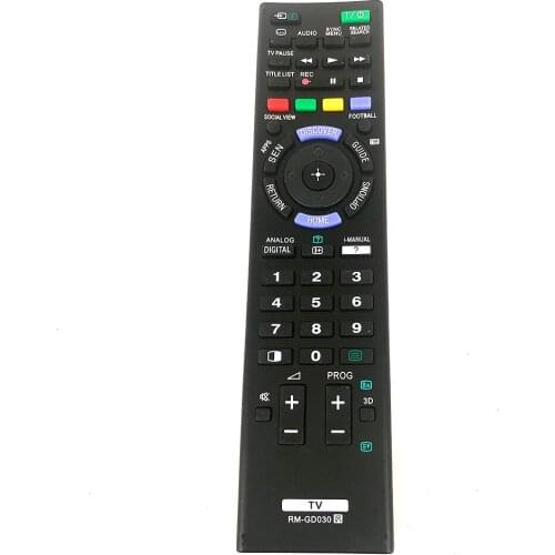 New Replacement RM-GD030 For SONY LCD TV Remote Control KDL26EX550 KDL40EX650 KDL55X9000B KDL60W850B KDL65X9000B Fernbedienung