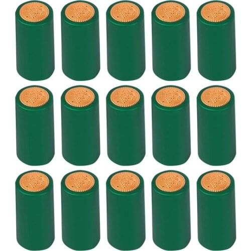 100pcs Wine Bottle Heat Shrink Capsules Film Wine Bottle Sealing Cap Film Wine Heat Shrinkable Cap Wine Cap