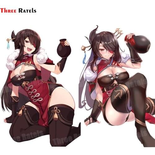 Three Ratels A144 Beidou Genshin Impact Sticker For Laptop&Auto External Decoration Anti Scratch Film Waterproof Car Decal