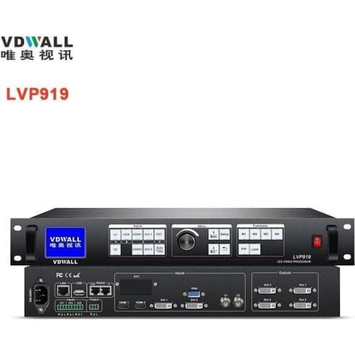 Led video splicer VDWALL 4K2K ultra HD video wall Controller Dual picture 4 DVI Outputs led display video processor splicer