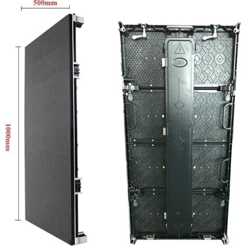 12pcs Indoor P3.91mm 500x1000mm Led Display Panel, 128*256dots Full Color RGB Led Video Wall Screen For Rental
