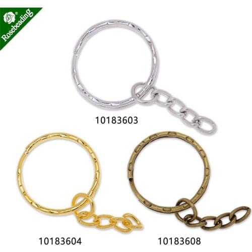Iron Round Key Rings Split Rings Circle,Flat Key Chain,Car Keys Organization,sold 50pcs/lot