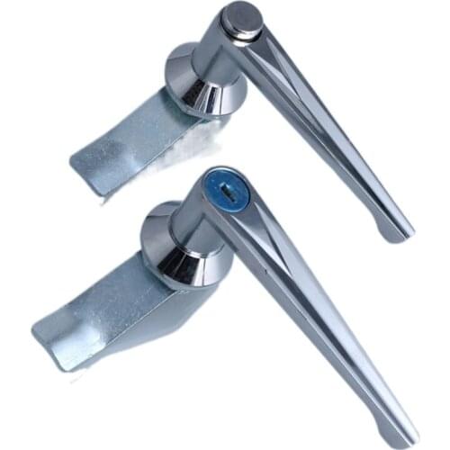 1PCS Equipment Cabinet Door Handle Locks Zine-alloy Bounce Lock for Distribution Boxs Industrial Cabinet Furniture Door Hardware