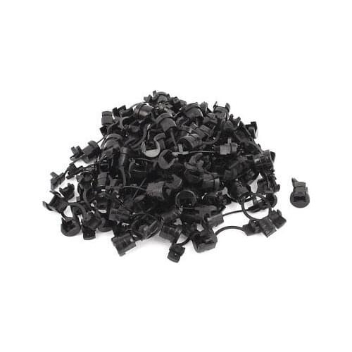 100 Pcs HDB-A9 Round Cable Wire Strain Relief Bush Grommet 12mm Length