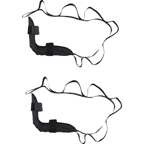 2x 110cm Yoga Stretching Belt Foot Drop Strap Stretcher Calf Thigh Ankle