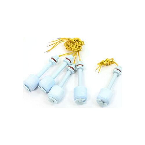 5Pcs ZP7510 75mm Length Water Level Sensor PP Floating Switch Light Blue