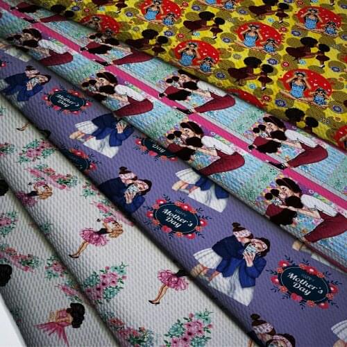 50*140cm Bullet Textured Liverpool Fabric Flower Printed DIY Tissue Kids Home Textile for Sewing Quilt Decoration Home