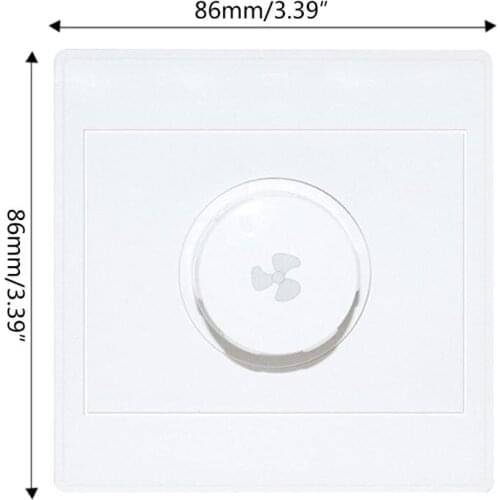 86 Type Ceiling Fan Adjustment Stepless Speed Controller Wall Dimmer Switch 220V 10A