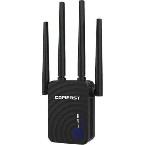 COMFAST Wireless Repeater 5G Mobile Router Fast Heat Dissipation 1200M European And American Standard