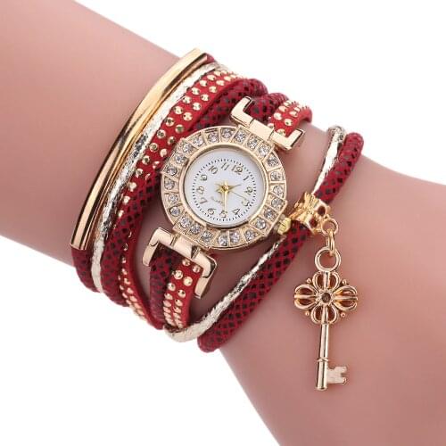 HELUOSHAN Ladies Gold Watch